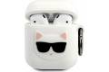 Karl Lagerfeld Karl Lagerfeld KLACA2SILCHWH AirPods cover white/white Silicone Choupette
