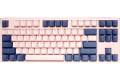 Ducky One3 Fuji TKL keyboard USB UK International Pink