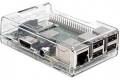 sb components raspberry pi 3 model b+ transparent case - access to all ports