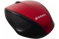 Verbatim 97995 Wireless Multi-Trac Blue LED Optical Mouse (Red)