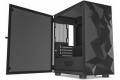 DLM21 Mesh Front Panel Micro ATX Tower Computer Case Tempered Glass