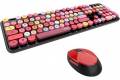 Mofii Wireless keyboard + mouse set Sweet 2.4G (black&red)