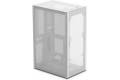 SSUPD Meshlicious Mini-ITX Small Form Factor (SFF) Case - Full Mesh Side Panel with PCIe 3.0 Riser Cable - White Color, Tool-Free and Easy.