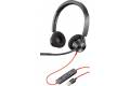 POLY 3320 Wired Head-band Calls/Music USB Type-A Black