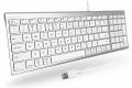 Macally Small Usb Wired Keyboard For Mac And Windows