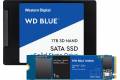 WD Blue 2.5 1 TB hard drive & WD Blue SN550 1 TB NVMe -lagring