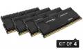 Kingston Hyperx Predator 128GB (4-Kit) DDR4 3200MHz CL16 Dim 128GB 3200MHz DDR4 SDRAM DIMM 288-pin