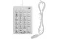 DELTACO Numeric Keypad Silicone White