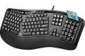 Adesso TruForm AKB-150SB-TAA Desktop Ergonomic Smart Card Reader Keyboard (TAA Compliant)