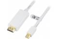 Deltaco Mini-DisplayPort till HDMI-kabel 2m