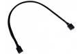 Phobya 4pin PWM hane-hane Svart 30cm