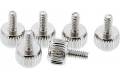 InLine 6x 12mm silber Rändelschrauben für Gehäuse (77770A)