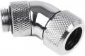 Alphacool Eiszapfen 13mm HardTube Anschraubtülle 45° drehbar G1/4 für Acryl- Messingrohre - Chrome