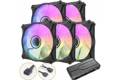 Darkflash Computer fan set INF8 ARGB 3in1 120x120 (black)
