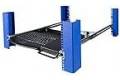 RackSolutions 1U Sliding Keyboard Shelf with USB Rack Mount Keyboard