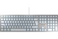 CHERRY KC 6000 SLIM FOR MAC keyboard USB AZERTY French Silver