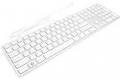 i-rocks KR-6402-WH White Wired Aluminum X-Slim Keyboard for PC