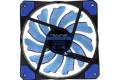 Rasurbo Fan 120 PC-skåp Blå (B x H x D) 120 x 120 x 25 mm Inkl. LED-belysning