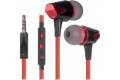 Game headphones for mobile devices Defender Sagaris black+red