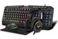 VARR VARR GAMING 4IN1 SET 03 (MOUSE/MOUSEPAD/HEADSET/KEYBOARD) RGB RAINBOW [45590]