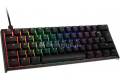 Ducky ONE 2 Mini Gaming Tastatur, MX-Black, RGB-LED, schwarz