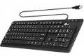 SIIG Industrial Grade Washable & Dustproof USB Multimedia Keyboard JK-US0U11-S1