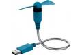 Wentylator USB Realpower RealPower USB mini Fan blau (USB-Ventilator flexibel)