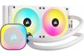 Corsair Icue Link H100i Rgb White Aio Væske Hvid