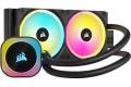Corsair H100I Processor Liquid cooling kit 12 cm Black