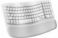 Logitech Wave Keys ergonomisk tastatur (hvid)