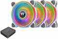 Thermaltake - Riing Quad 14 RGB Radiator Fan TT Premium Edition (3-Pack) - White