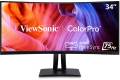 ViewSonic ColorPro VP3456a 34" 21:9 UWQHD Curved USB-C VA LED Monitor