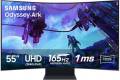 Samsung - Odyssey Ark 2nd Gen. 55" Curved 4K UHD Quantum Mini-LED FreeSync Prem Pro 1ms GTG Gaming Screen - Black