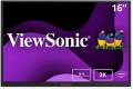 ViewSonic TD1656-2K 16" 16:10 WQXGA Touchscreen Portable USB-C IPS LED Monitor