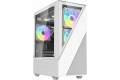 Darkflash Aigo E330M computer case + 4 argb fans (white)