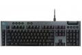 Logitech - G915 X Full-size Corded Mechanical GL Brown Tactile Switch Gaming Keyboard for PC/Mac with RGB Backlighting - Black