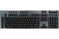 Logitech - G915 X LIGHTSPEED Full-size Wireless Mechanical GL Red Linear Switch Gaming Keyboard for PC/Mac with RGB Backlighting - Black