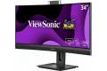 ViewSonic VG3457CV 34" 21:9 UWQHD 100Hz USBC Conferencing Curved VA LCD Monitor