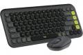 Logitech POP ICON COMBO Bluetooth Keyboard and Mouse Combo. Graphite/Green