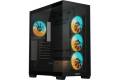 Gigabyte C500 Panoramic Stealth (Svart/Transparent)
