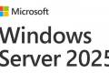 Microsoft Windows Server 2025 Standard Engelsk