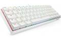 Svive Triton Mini 60 brown switch Gamingtastatur (hvit)