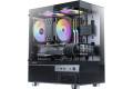 Okinos Aqua 3 ARGB Tempered Glass Micro ATX Mini-Tower Computer Case