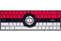 Higround Pokémon Base 65 Hotswap Poké Ball ANSI White Flame