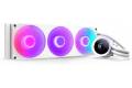 NZXT KRAKEN PLUS RGB 360 MM WHITE AIO LIQUID COOLER WITH 1.54' LCD & RGB CORE SINGLE FRAME FAN