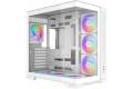 SAMA V52 ATX Mid Tower PC Case, Dual-Chamber Panoramic Tempered Glass Gaming Case, Back-Connect ATX Support, Type-C USB 3.2, Supports 420mm GPU &...