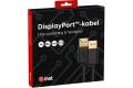 Inet DisplayPort 1.4 ha-ha Svart 3m