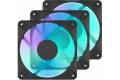 Fractal Design Dynamic 3 120mm ARGB Black PWM Case Fan 3-Pack