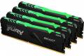 64GB Kingston Technology FURY Beast RGB 3600MHz DDR4 Quad Memory Kit (4 x 16GB)
