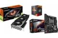 Gigabyte GeForce RTX 3060 Ti GAMING OC PRO 8G 3.0 LHR + B550 AORUS PRO V2 + AMD Ryzen 7 5800X 3.8 GHz